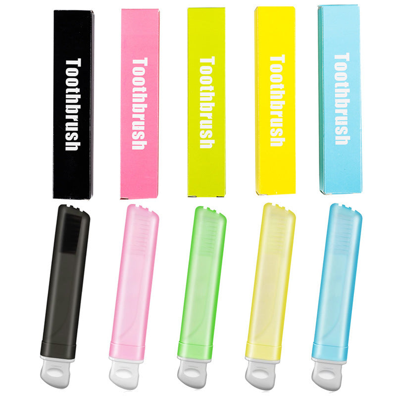 Portable Folding Toothbrush Colorful Ultra-Soft Bristle Travel Toothbrush Compact Storage Travel Outdoor Easy To Carry Toothbrush