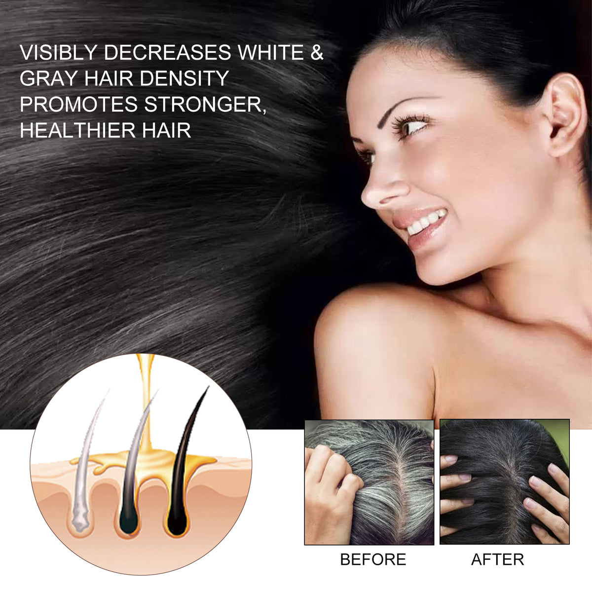 OUHOE Organic Bamboo Charcoal Shampoo Bar, Deep Cleansing Scalp Strong And Strong Hair Nourishing Repair Improve Dry Shampoo Soap