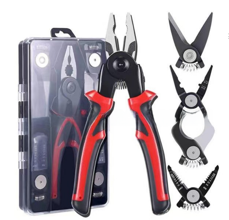 5-in-1 Multi-Functional Tool Set with Interchangeable Heads